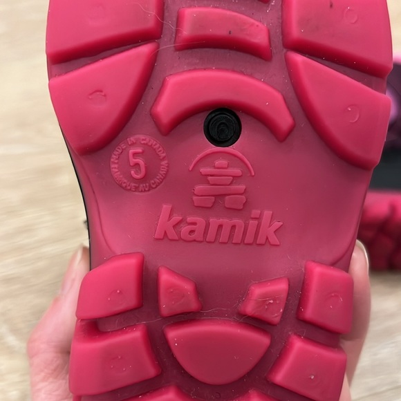 KAMIK Waterproof Pink Toddler Boots - size: 5 - Picture 6 of 9